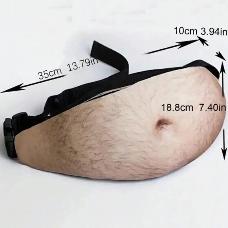 Lustige Bierbauch-Gürteltasche, Innovative Verstellbare – Bild 6
