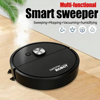 Mini-Staubsauger, 3-in-1-Roboter-Staubsauger, intelligenter Kehrroboter, Haushaltsstaub, Kehren, Wischen