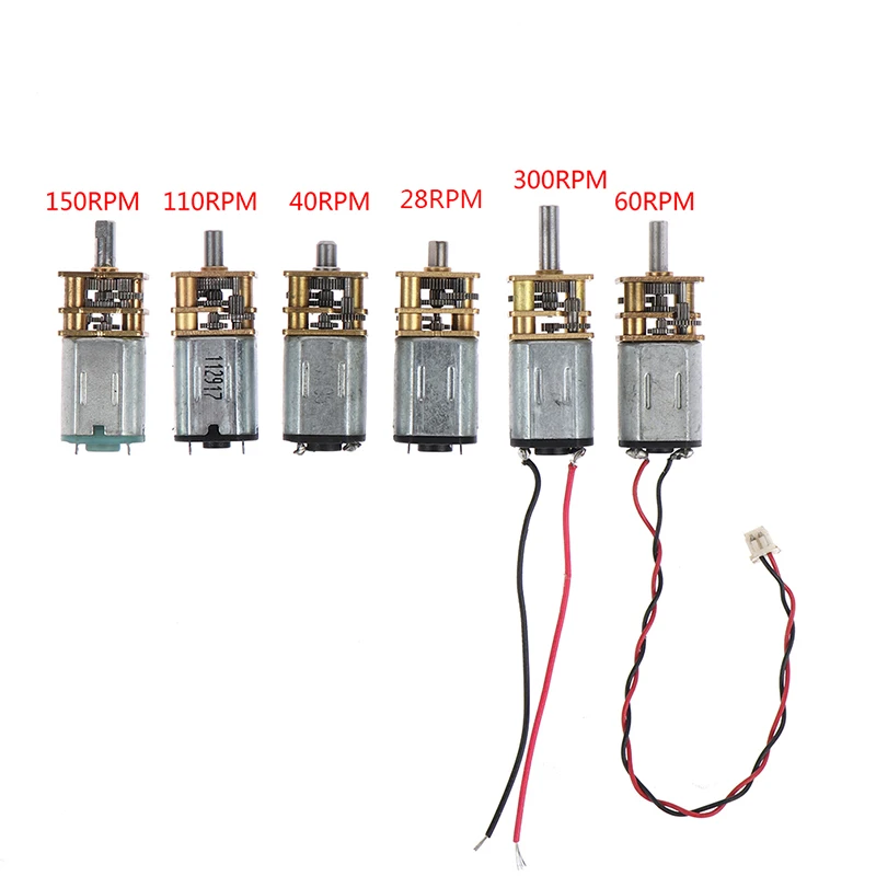 Mini N20 Getriebemotor DC 3V-12V langsame Geschwindigkeit