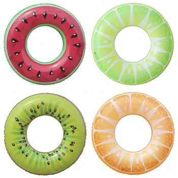 Wassermelonen-Schwimmring, aufblasbarer PVC-Pool-Schwimmreifen, Sommer-Frucht-Schwimmring