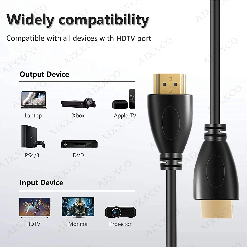 HDMI-Kabel 1.4, vergoldet, 0,5 bis 15 m – Bild 4