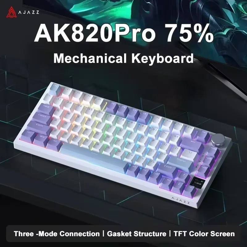 AJAZZ AK820 / AK820Pro Gaming Mechanische Tastatur 75% 82