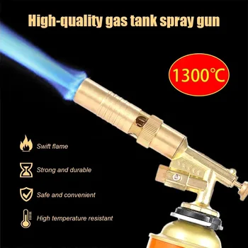 Gasbrenner, Schweißbrenner, Gold, Kupfer, tragbar, Schweißgasbrenner, Hochtemperatur-Flammen-Gas-Blasbrenner