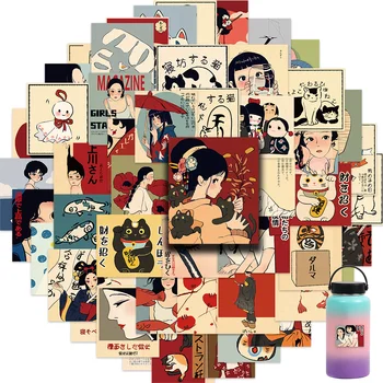 Vintage klassische japanische Anime Sammelalbum Aufkleber DIY Tagebuch Laptop Gepäck Skateboard (50 Stück)