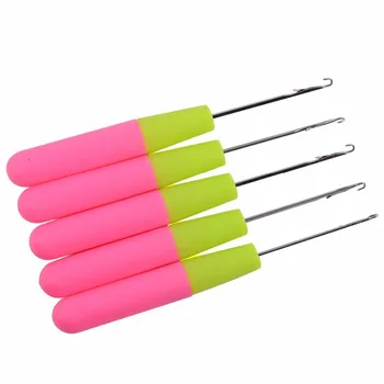 Häkelnadel Kunststoff Häkelnadel Nadel für Haar Weben Haken Nadeln 10/15 Stück Dreadlock Stricken Haar Weben