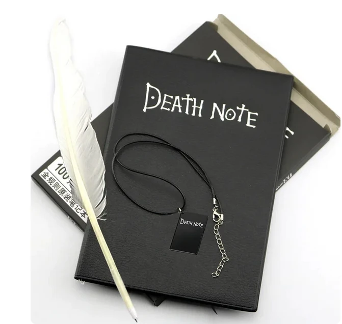 Anime Death Note Notizbuch-Set, Leder-Tagebuch, sammelbares – Bild 6