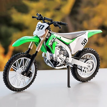 1:12 Kawasaki KX450 Spielzeug Motorrad Modelle Legierung Diecast Ninja 400 Motorräder Stoßdämpfung Gummi