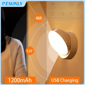 LED Nachtlicht USB Lade Intelligente Menschliche Induktion Für Nachttisch Hause Kleiderschrank Beleuchtung