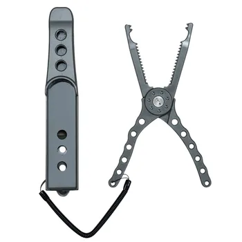 Fisch Lip Klemmen Fisch Klemme Angeln Flache Pinzette Tackle-Tool Fisch Controller Greifer Skidproof Angeln