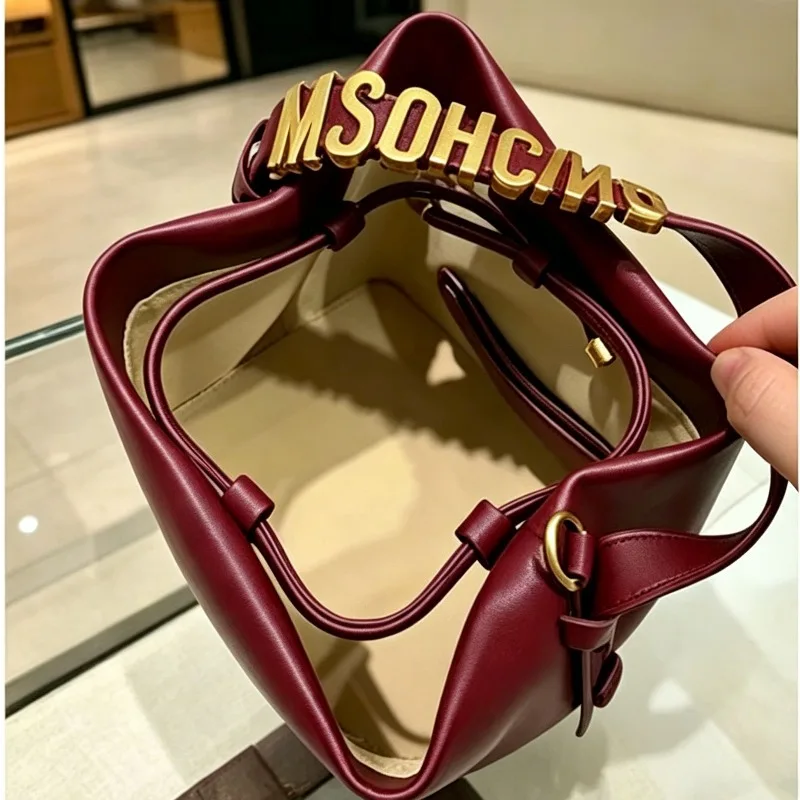 Damen-Wickeltasche Modische Einfarbige Schultertasche – Bild 5