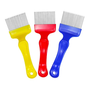 Bienenzucht Schaufel Honig Spatel Anti-slip Griff 21 Nadel-förmigen Cut Honig Messer Spur Zahn bienenstock