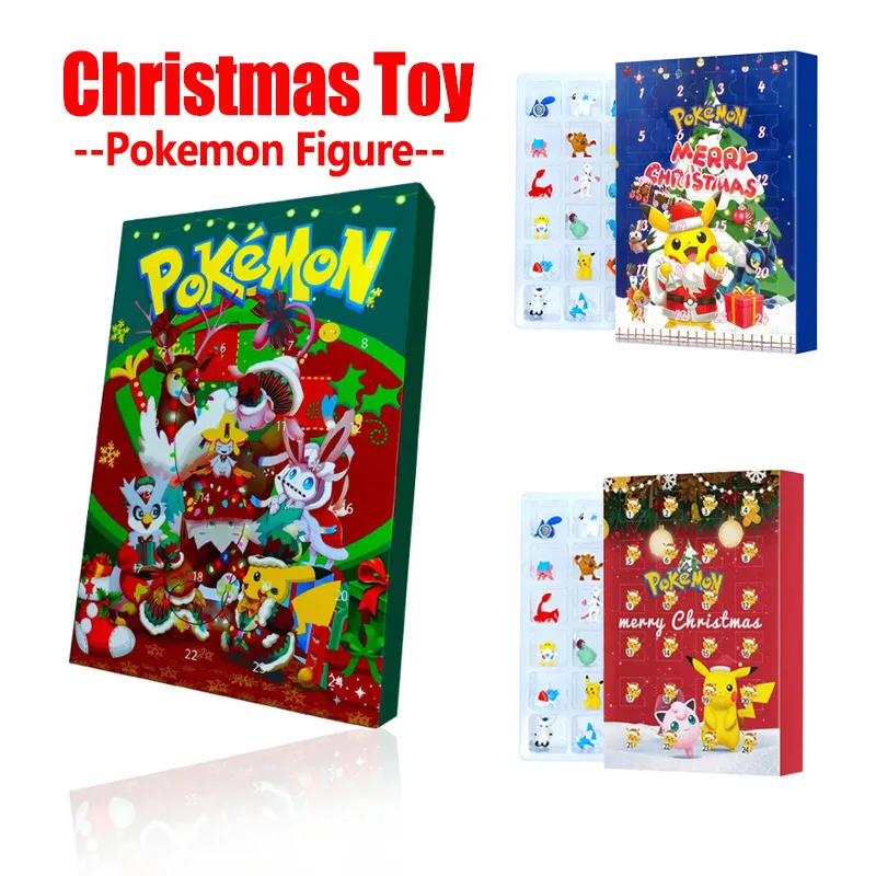 Pokemon-Figuren-Adventskalender Geschenkbox – Bild 2