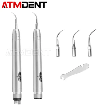 Dental-Ultraschall-Luft-Scaler mit 3 Spitzen, Zahnreinigung, 2/4 Löcher, Handstück, Zahnreiniger aufhellen