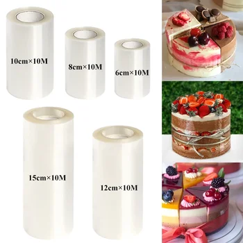 Kuchen Halsbänder Transparent Mousse Kuchen Surround Film Acetat Kuchen Kragen DIY Schokolade Kuchen