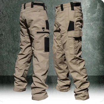 Tragen Beständig Arbeits Hose Mann Multi-tasche Gerade Cargo Hosen Outdoor Jogging Taktische Hosen Frühling