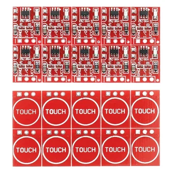 TTP223 Touch-Taste Modul Kondensator Typ Einkanal Selbst Locking Touch Schalter Sensor für Arduino