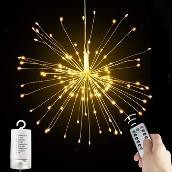 LED-Lichterkette, DIY-Girlande, batteriebetriebene Lichter für den Außenbereich, ideal für Weihnachten