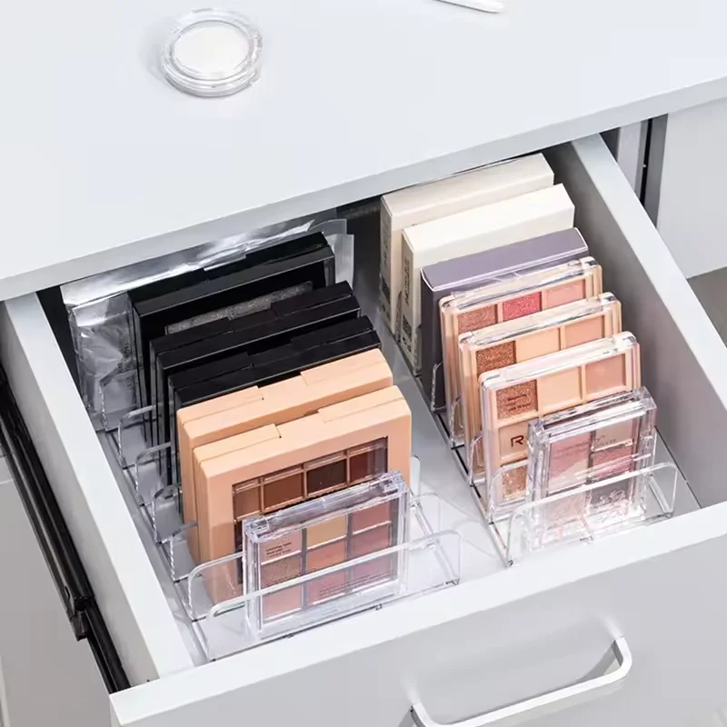 Make-up-Organizer-Box, transparentes Aufbewahrungsregal mit 7 – Bild 4