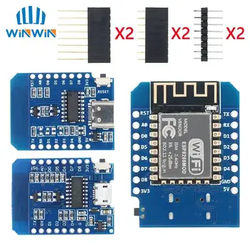 D1 Mini TYPE-C/MICRO ESP8266 ESP-12F CH340G V2 USB D1 Mini WIFI Entwicklungsboard D1 Mini NodeMCU Lua IOT