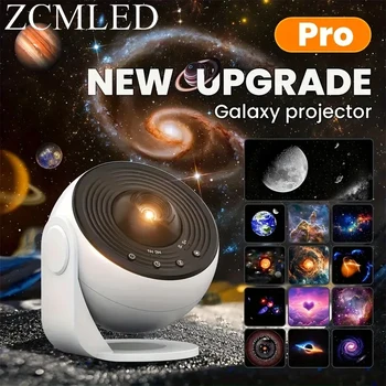 Pro Nachtlicht Galaxy Projektor Sternenhimmel Projektor 360° ° Drehen Sie Planetariumslampe für Kinderzimmer