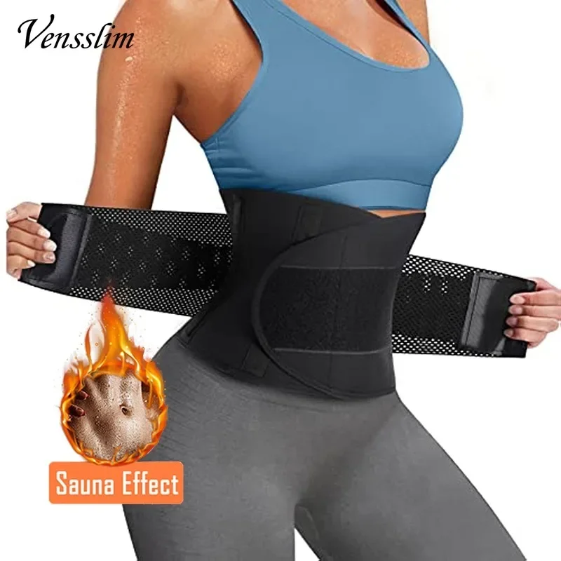 Vensslim Frauen Sauna Schweiß Bauch Trimmer Gürtel Taille