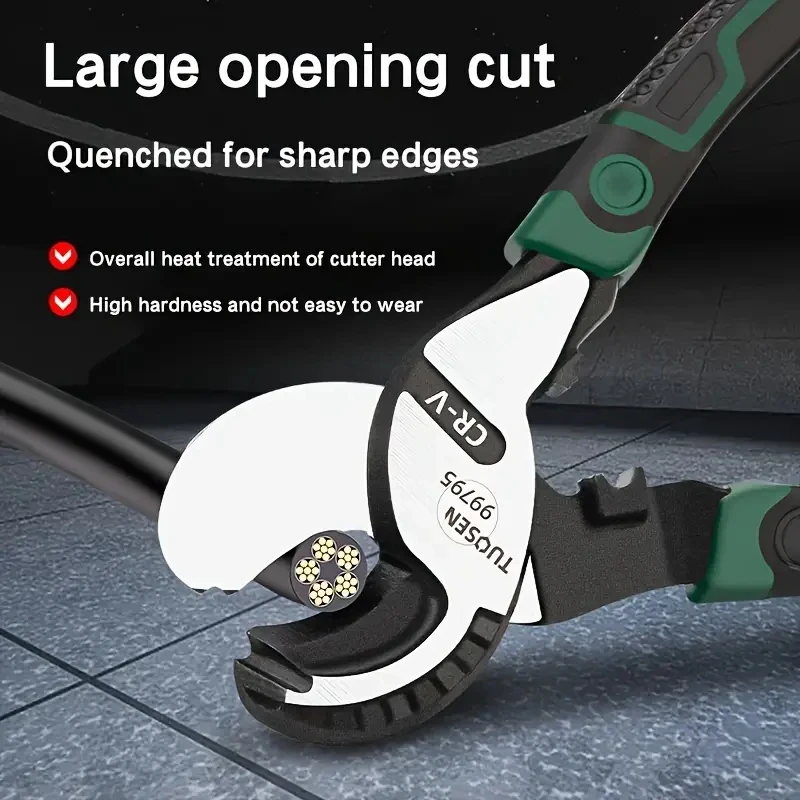 1pc 6/8/10 Zoll High Carbon Stahl Kabel Cutter Zangen – Bild 2