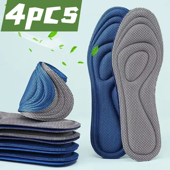 Memory Foam ortho pä dische Einlegesohlen für Schuhe Männer Frauen Nano anti bakterielle Desodor (4 Stück)