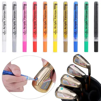 Golf Club Farbwechselstift Acryl-Tintenstift mit starkem Sonnenschutz, wasserdichte Abdeckung, Power Golf