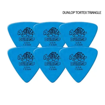 Delrin Dunlop Gitarrenplektren 0,5/0,6/0,73/0,88/1,0/1,14 mm Anti-Rutsch-Stil Dreiecksplektren (10 Stück)