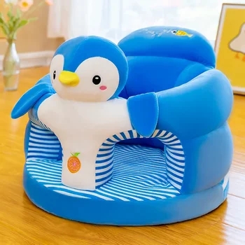 Niedlicher Sitzbezug für Babysofa, Plüschstuhl, zum Sitzen lernen, Fütterungsstuhl, bequem, für Kleinkinder
