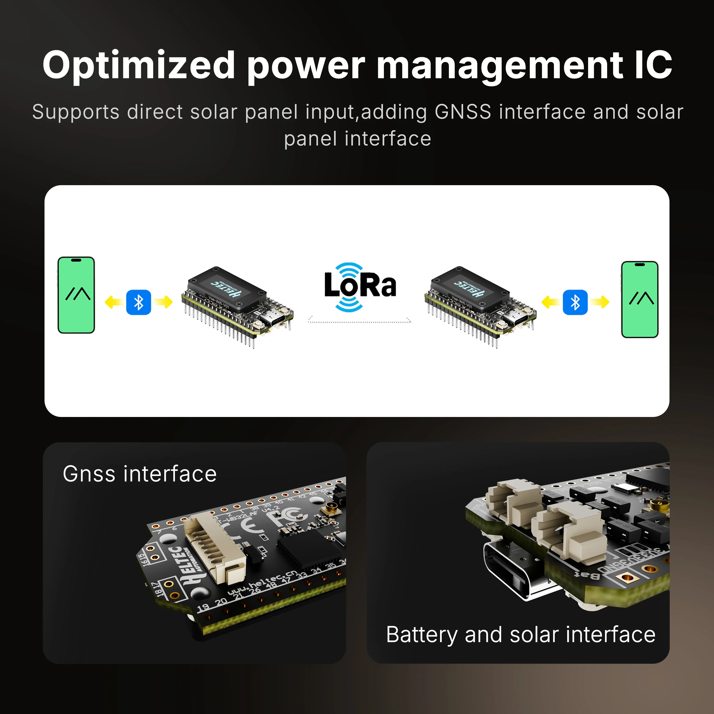 Heltec LoRa32 V4 Meshtastic Kit GPS ESP32 WIFI+BLE SX1262 – Bild 4