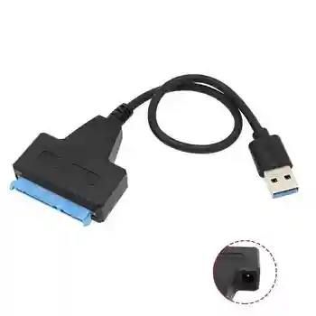 SATA-zu-USB 3.0/2.0-Kabel bis zu 6 Gbit/s für 2,5-Zoll-externe HDD SSD-Festplatte SATA 3 22-poliger Adapter
