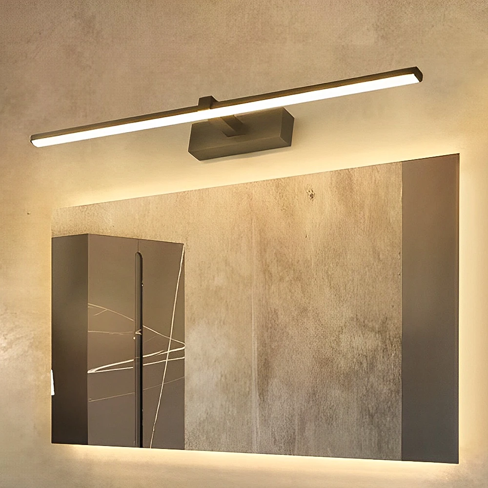 Moderne LED-Wandleuchte für Badezimmer, Dreifarbige