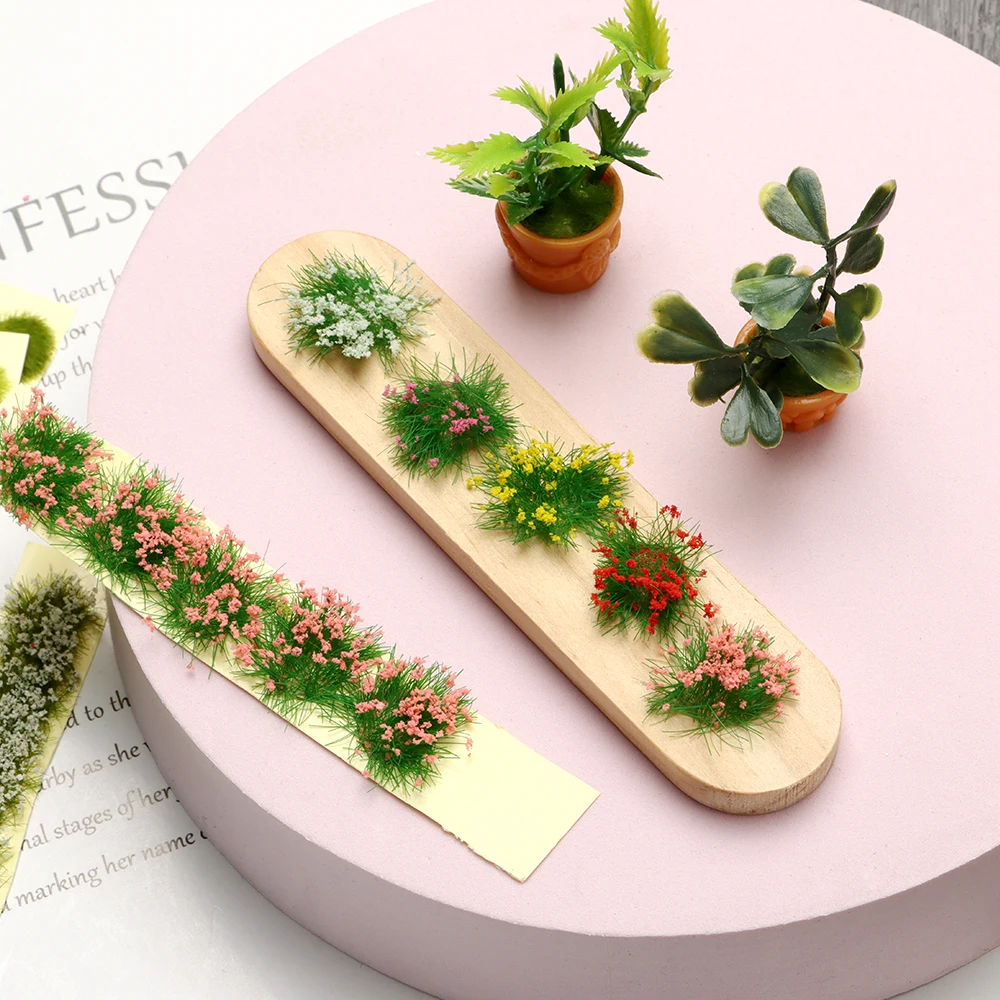 1Set Miniatur Blume Cluster Garten Decor DIY Gras Büschel – Bild 2