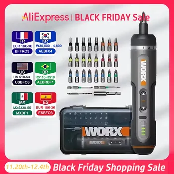 WORX WX242 Mini-Elektroschrauber-Set, intelligenter kabelloser elektrischer Schraubendreher, wiederaufladbar