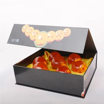 Dragon Ball 7 teile/satz 1:1 Kristall ball 3,5 cm Action Figur Spielzeug Summon Shenron Wunschbälle Sammlung