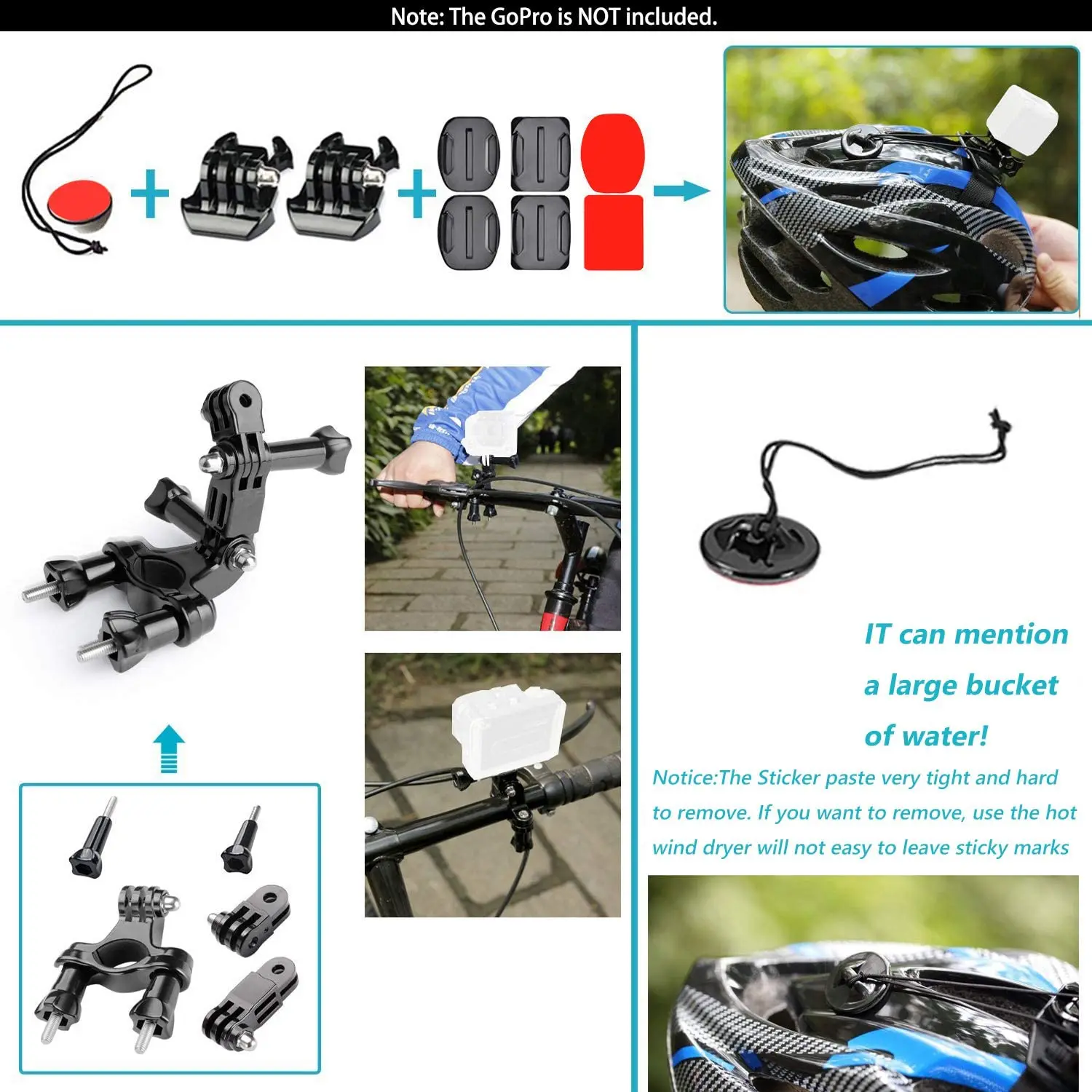 Action Kamera Zubehör Set Für Gopro Hero 13 12 11 10 Für – Bild 2