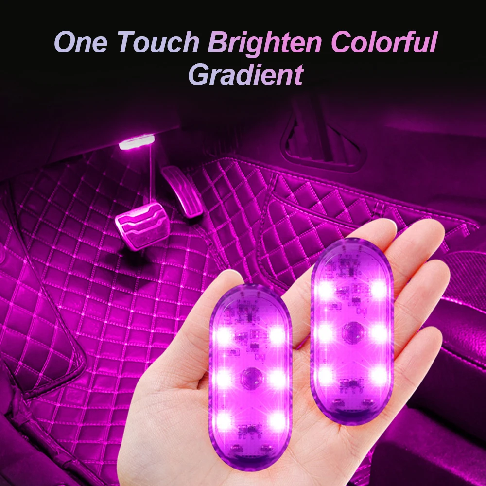 Multi Farbe Auto Licht Drahtlose LED Touch Licht Dach Decke