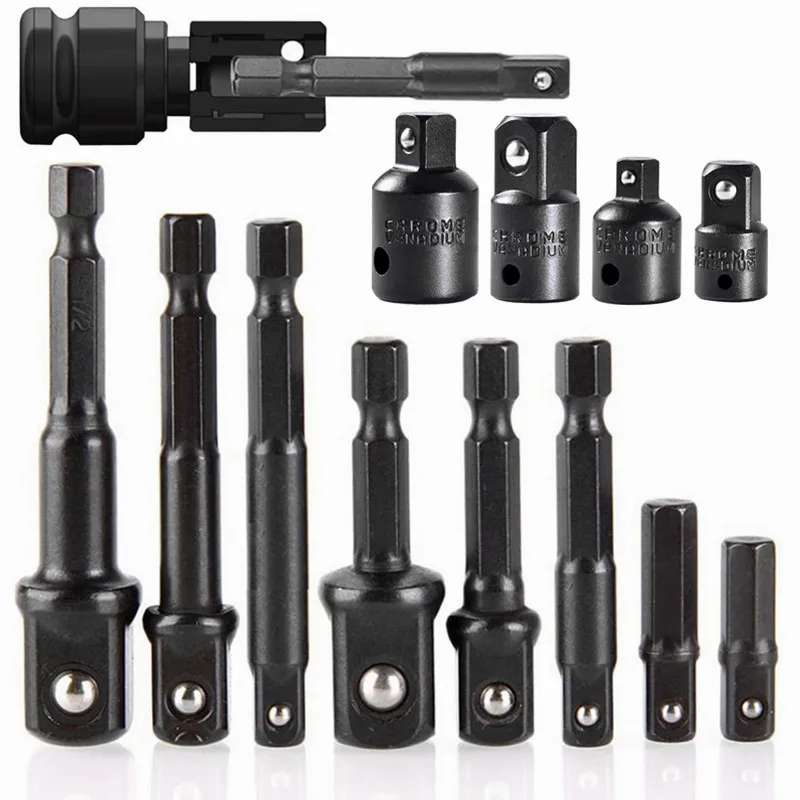 12-teiliges Schlagschrauber-Adapter- und Reduzierstück-Set