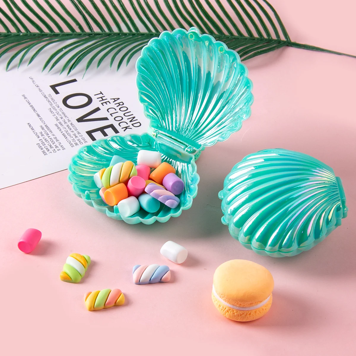 5 stücke Shell Candy Boxen Kunststoff Candy Box Baby Dusche – Bild 3