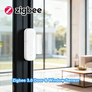 Zigbee Tür Fenster Sensor Smart Home Sicherheit Alarm Drahtlose Magnetische Anti-diebstahl Kontaktieren