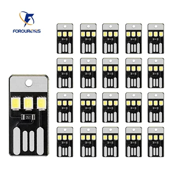 Mini USB LED Leselicht 5 V, 0,2 W, 20er-Pack
