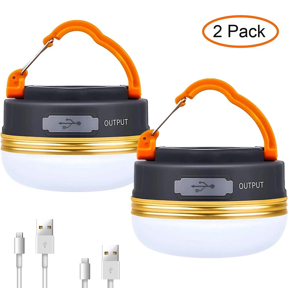 Camping-Laterne 10 W, 1200 mAh, USB-aufladbar