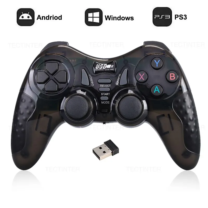 2,4 ghz wireless game controller für ps3 zubehör controlle pc