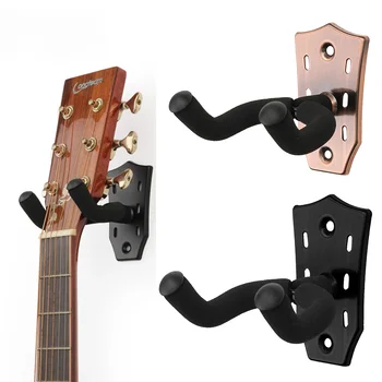Gitarren halter Haken Metall Akustik gitarren Haken halter Ständer rutsch feste Gitarren bügel Wand halterung