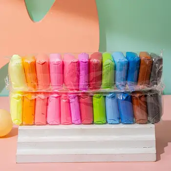 Farbiger Ton, Kindermodellierung, Basteln, Kinder, lufttrockener Ton mit Handwerkzeugen, stimulieren Kinder