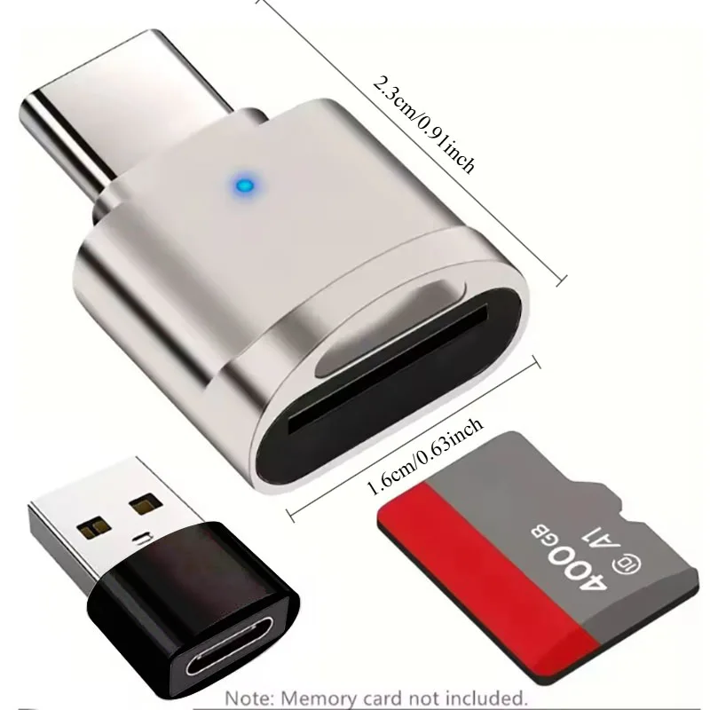Mini Typ-C USB 3.0 zu SD Micro SD TF Kartenleser