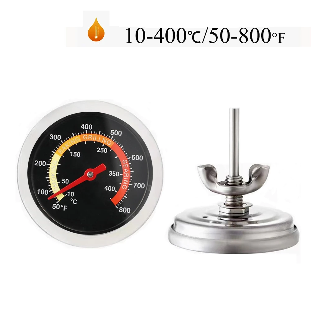 Grillthermometer im Freien Ofenthermometer 52mm 10 ℃-400 ℃