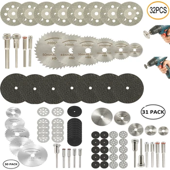 Mini Kreissäge Klinge Set Schleifen Rad Trennscheibe für Dremel Zubehör Metall Schneiden Dreh werkzeuge