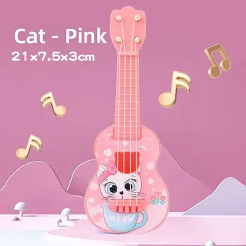 Kinder Gitarre Musikinstrument Ukulele Musical Montessori Spielzeug Für Kinder Lernen Pädagogisches Spielzeug